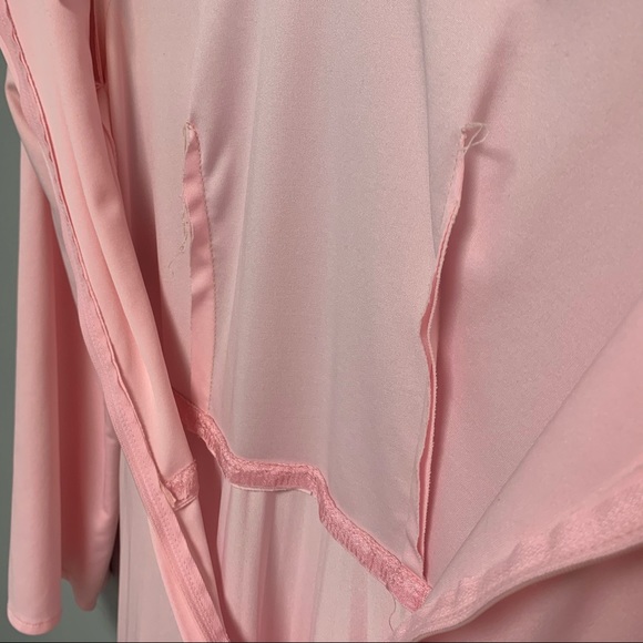 Vintage Baby Pink Women’s Long Sleeve Dress - Picture 11 of 11